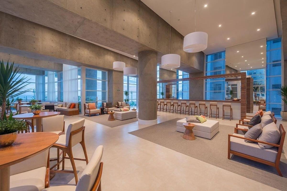 Studio Moderno Em Condominio De Luxo Pe Na Areia Santos  Ngoại thất bức ảnh