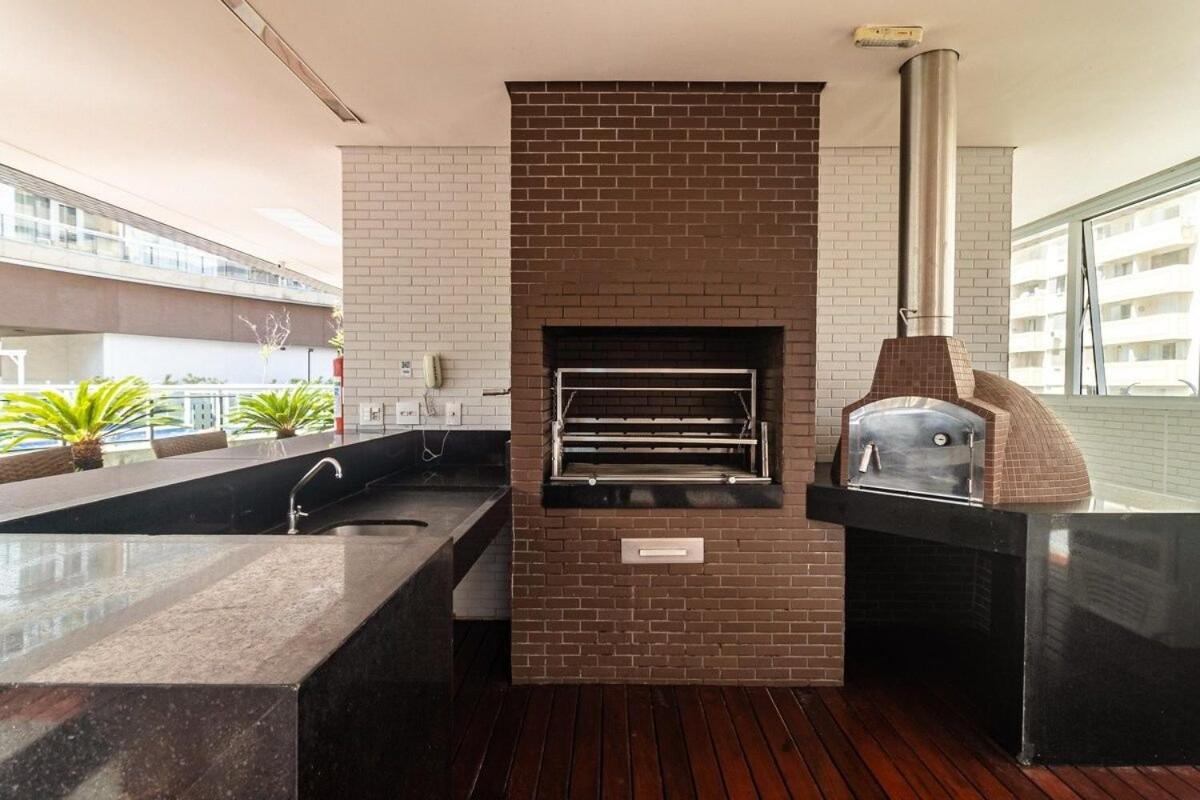 Studio Moderno Em Condominio De Luxo Pe Na Areia Santos  Ngoại thất bức ảnh