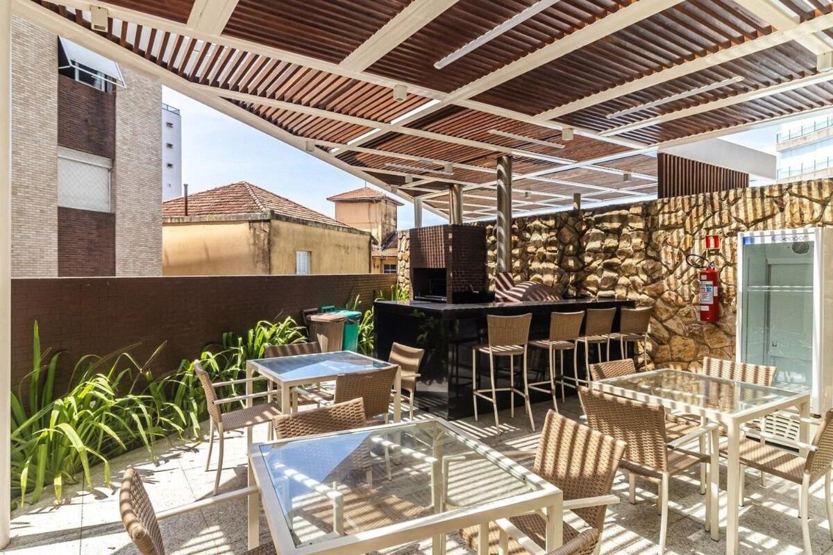 Studio Moderno Em Condominio De Luxo Pe Na Areia Santos  Ngoại thất bức ảnh