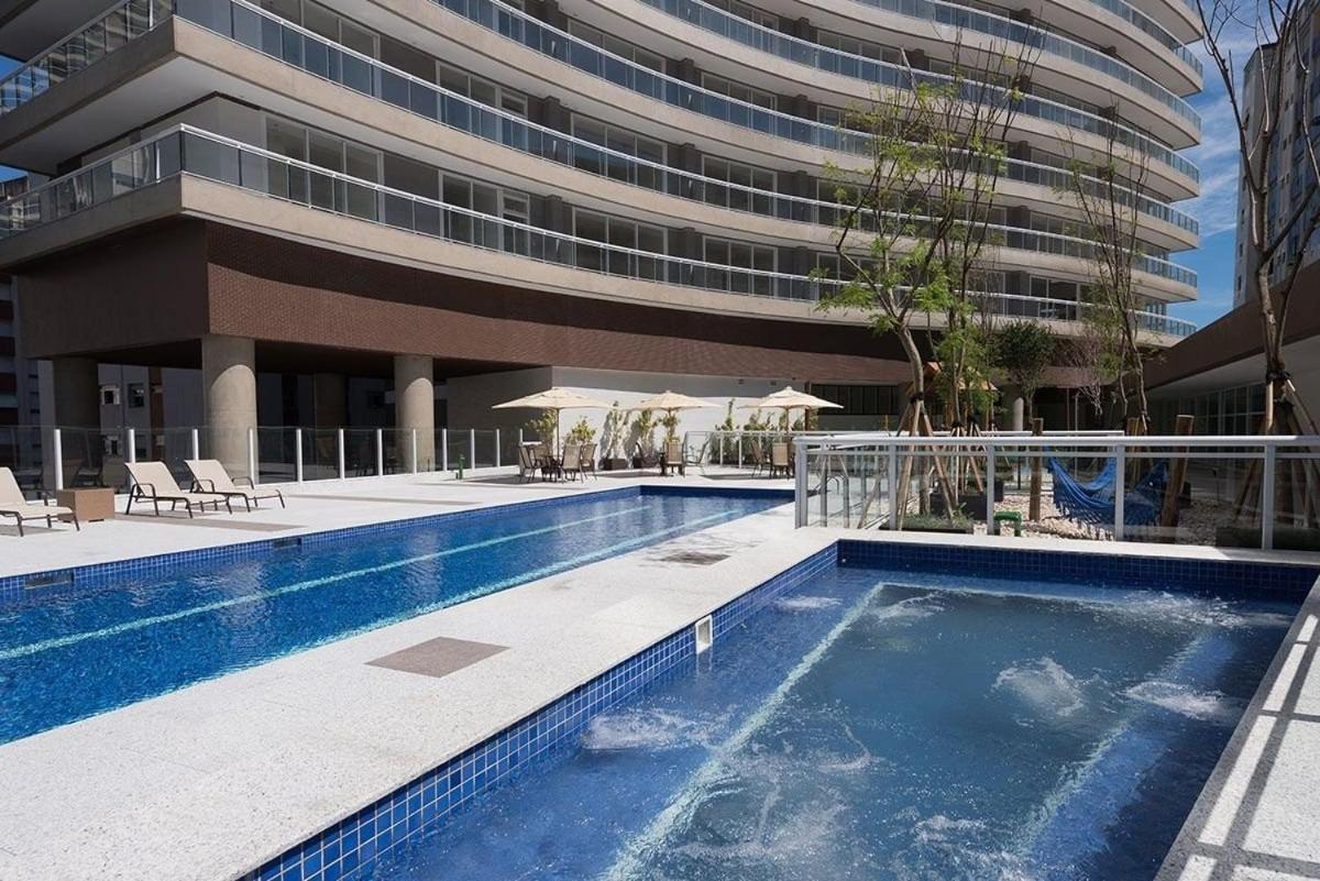 Studio Moderno Em Condominio De Luxo Pe Na Areia Santos  Ngoại thất bức ảnh