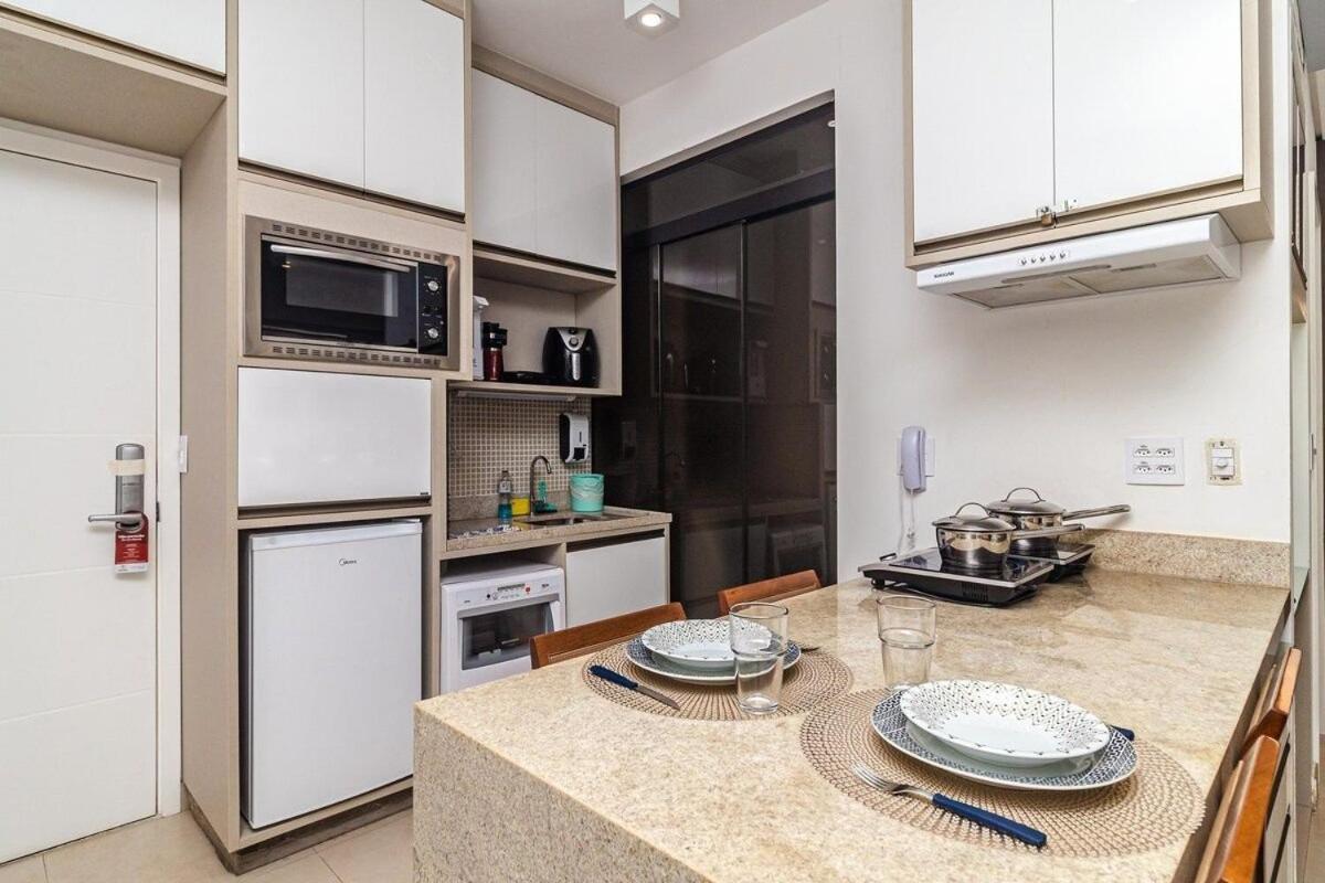 Studio Moderno Em Condominio De Luxo Pe Na Areia Santos  Ngoại thất bức ảnh